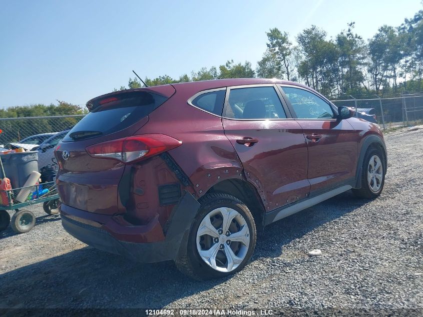 2018 Hyundai Tucson Se VIN: KM8J23A40JU829951 Lot: 12104692