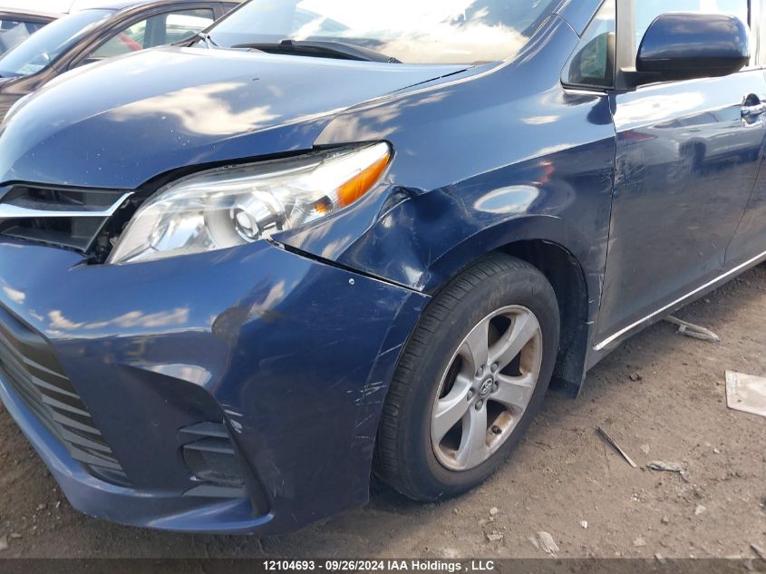 5TDKZ3DC2KS969772 2019 Toyota Sienna Le