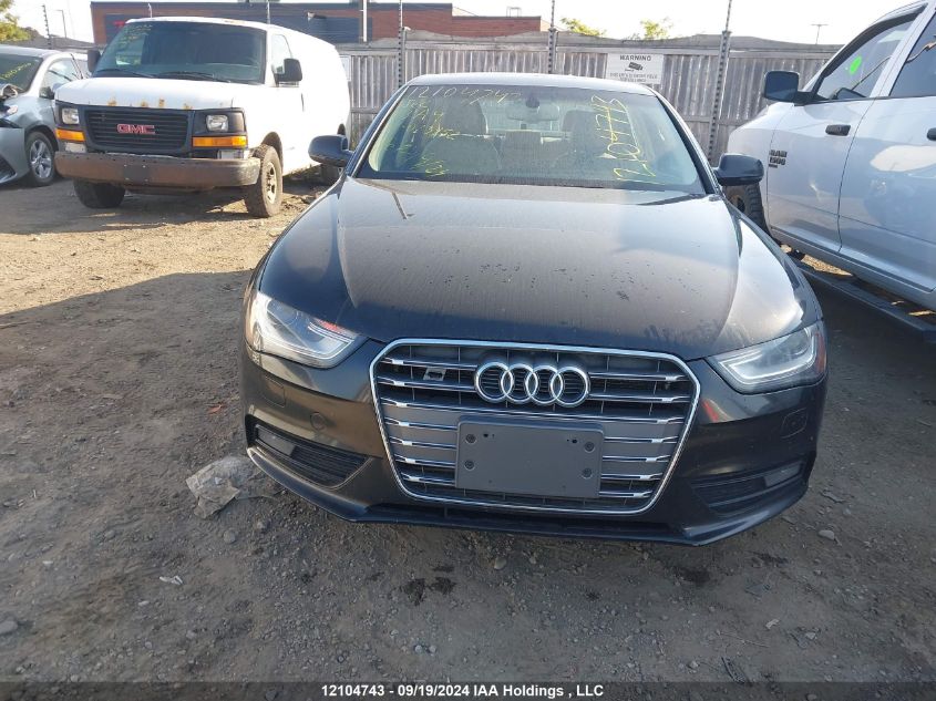 2013 Audi A4 VIN: WAUKFCFLXDN023852 Lot: 12104743