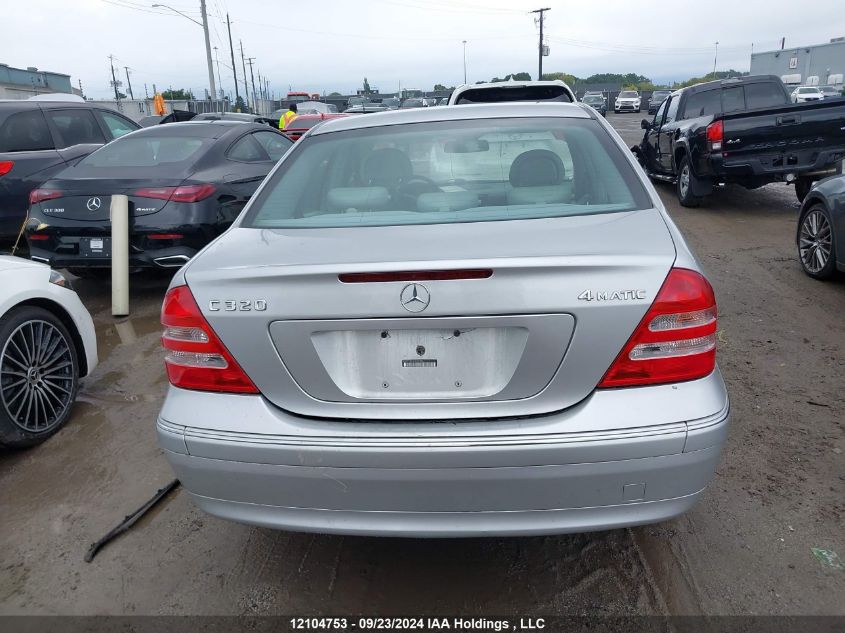 2003 Mercedes-Benz C 320 Sport VIN: WDBRF84J93F369687 Lot: 12104753