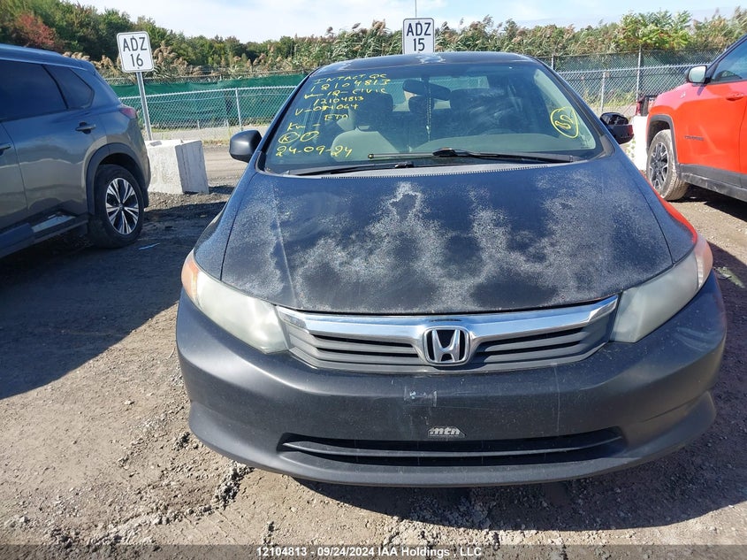 2012 Honda Civic VIN: 2HGFB2E40CH034064 Lot: 12104813