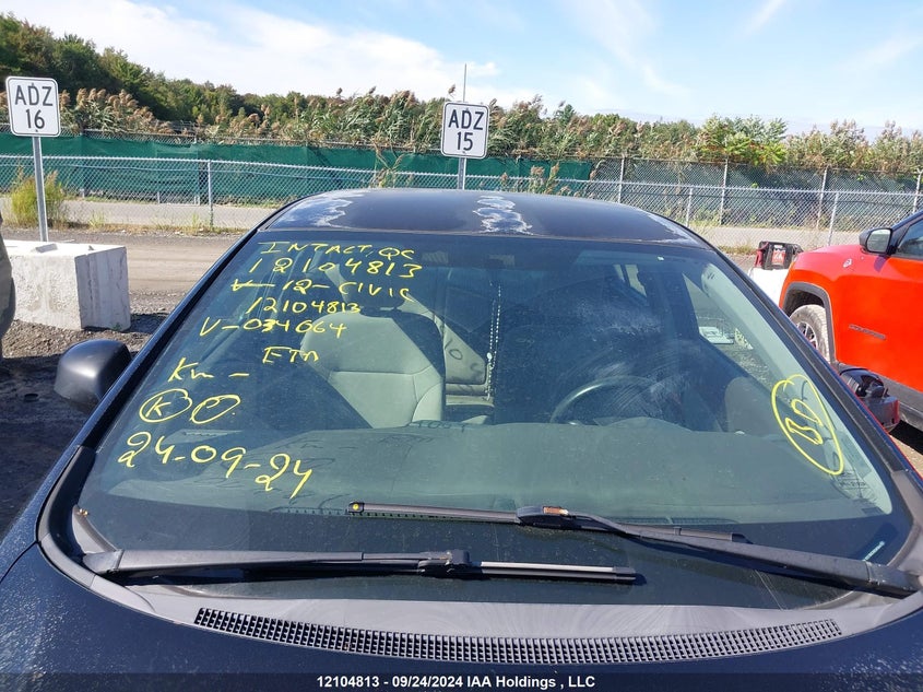 2012 Honda Civic VIN: 2HGFB2E40CH034064 Lot: 12104813