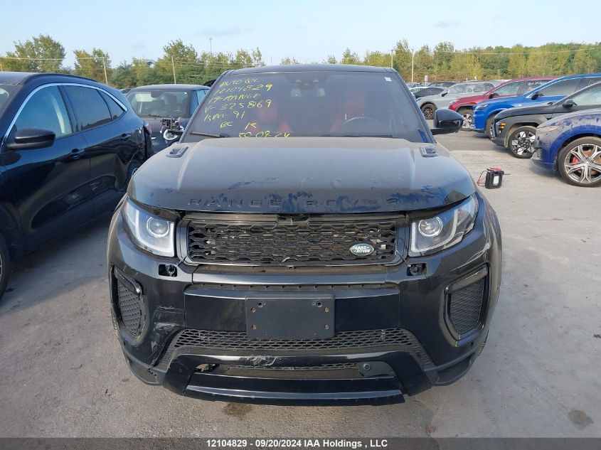 2019 Land Rover Range Rover Evoque VIN: SALVD2RXXKH325869 Lot: 12104829