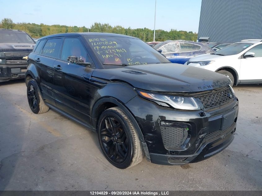 2019 Land Rover Range Rover Evoque VIN: SALVD2RXXKH325869 Lot: 12104829