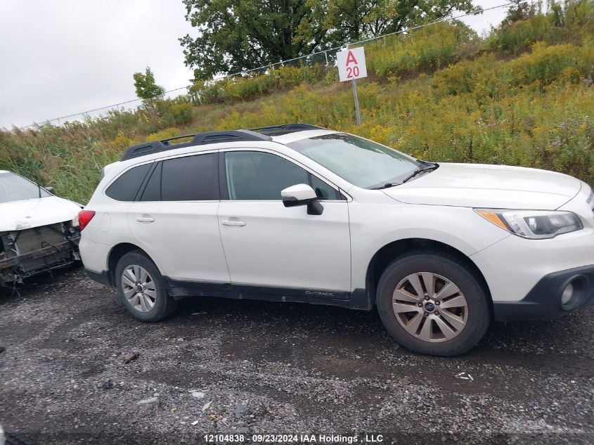 2015 Subaru Outback VIN: 4S4BSCDC6F3299750 Lot: 12104838