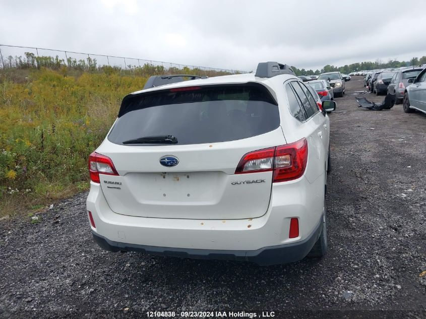 2015 Subaru Outback VIN: 4S4BSCDC6F3299750 Lot: 12104838