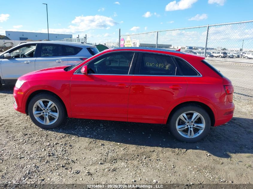 2016 Audi Q3 VIN: WA1JFCFSXGR001864 Lot: 12104883