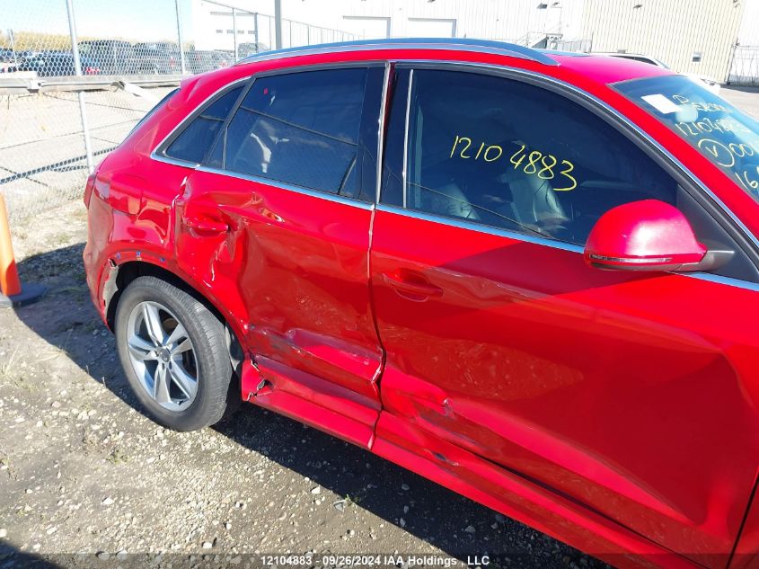 2016 Audi Q3 VIN: WA1JFCFSXGR001864 Lot: 12104883