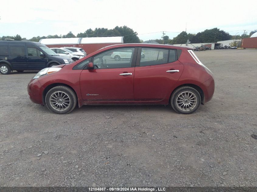 2015 Nissan Leaf S/Sv/Sl VIN: 1N4AZ0CP4FC327596 Lot: 12104887