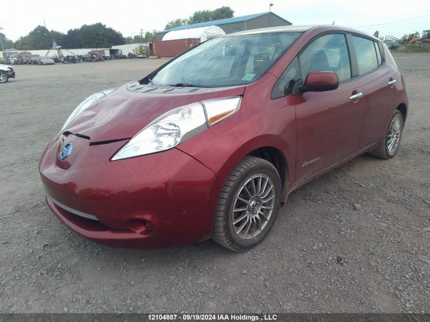 2015 Nissan Leaf S/Sv/Sl VIN: 1N4AZ0CP4FC327596 Lot: 12104887