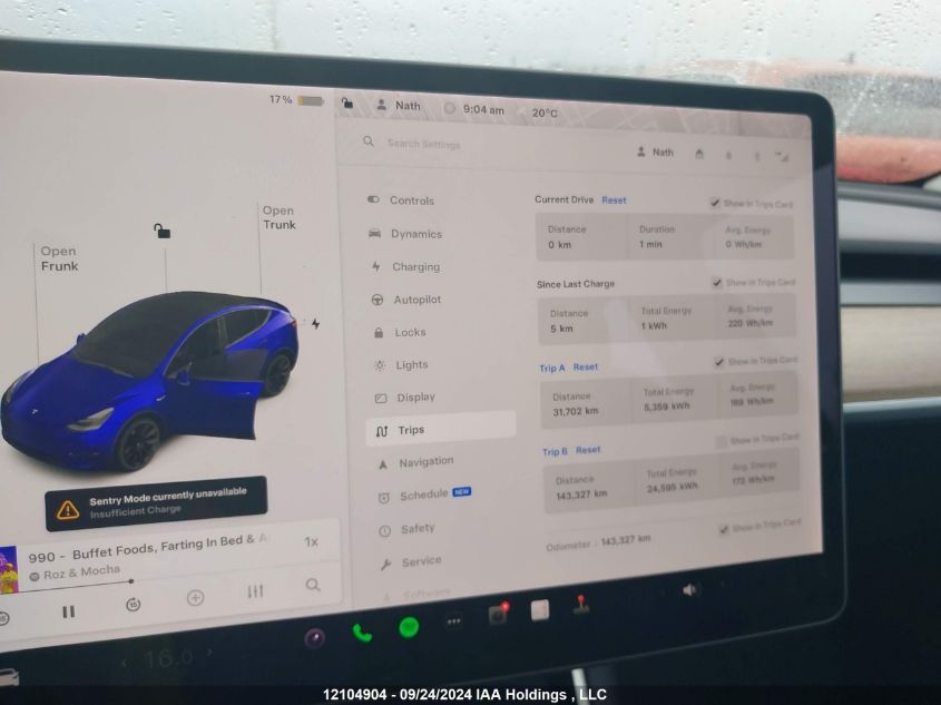 5YJYGDEEXMF085804 2021 Tesla Model Y