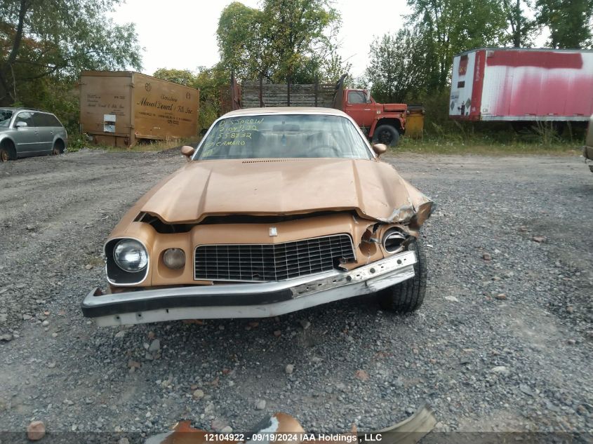 1977 Chevrolet Camaro VIN: 1Q87V7N558832 Lot: 12104922