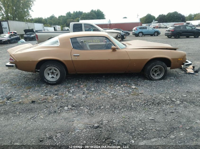 1977 Chevrolet Camaro VIN: 1Q87V7N558832 Lot: 12104922