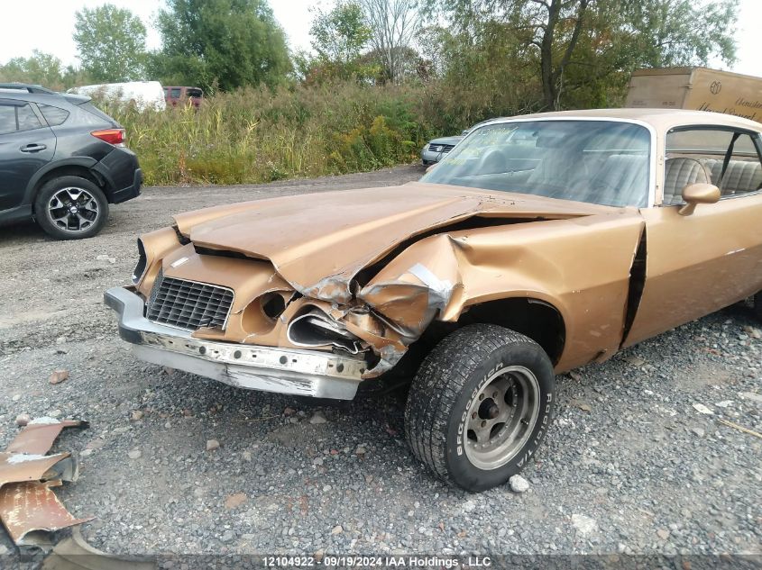 1977 Chevrolet Camaro VIN: 1Q87V7N558832 Lot: 12104922