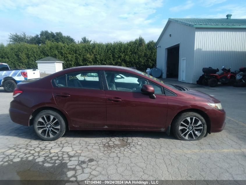 2013 Honda Civic Lx VIN: 2HGFB2F45DH018331 Lot: 12104940