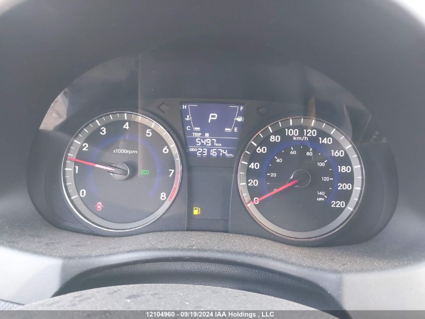 2013 Hyundai Accent Gls/Gs VIN: KMHCT5AE1DU064148 Lot: 12104960