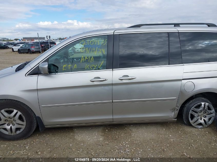 5FNRL386X7B511400 2007 Honda Odyssey Ex-L