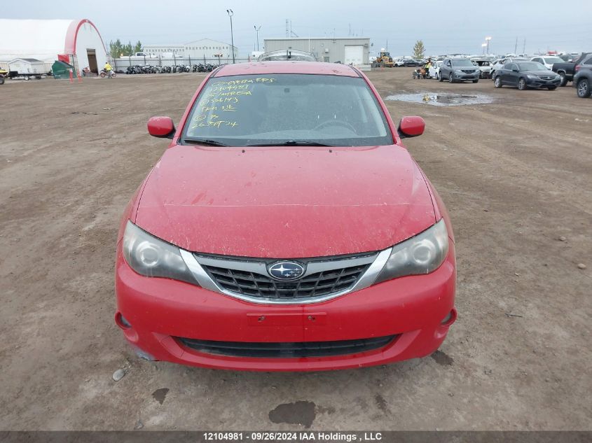 2008 Subaru Impreza VIN: JF1GE61678H506143 Lot: 12104981