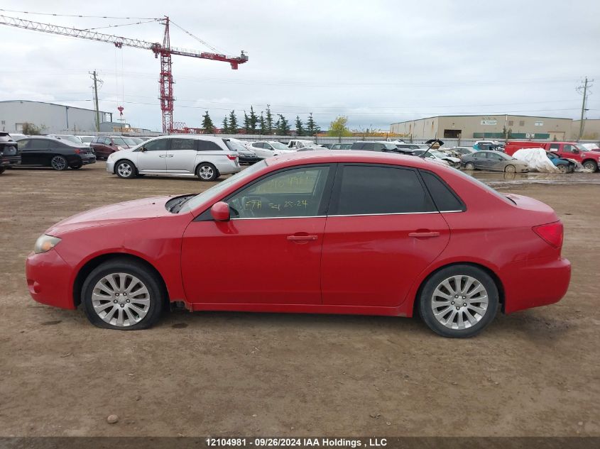 2008 Subaru Impreza VIN: JF1GE61678H506143 Lot: 12104981