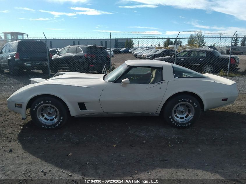 1981 Chevrolet Corvette VIN: 1G1AY8769BS402637 Lot: 12104990