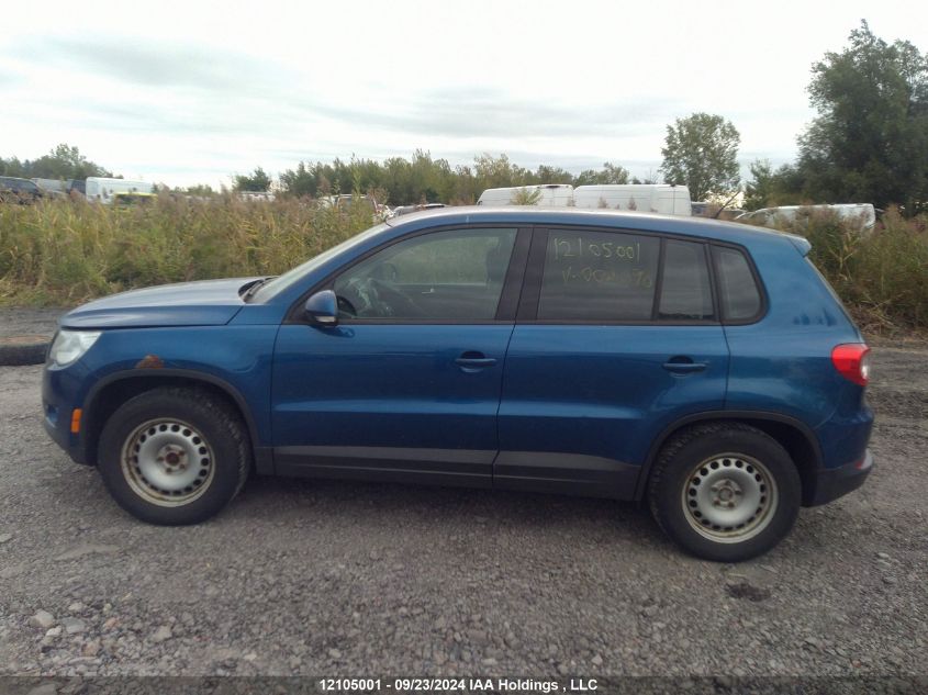 2009 Volkswagen Tiguan VIN: WVGCV75N09W002090 Lot: 12105001