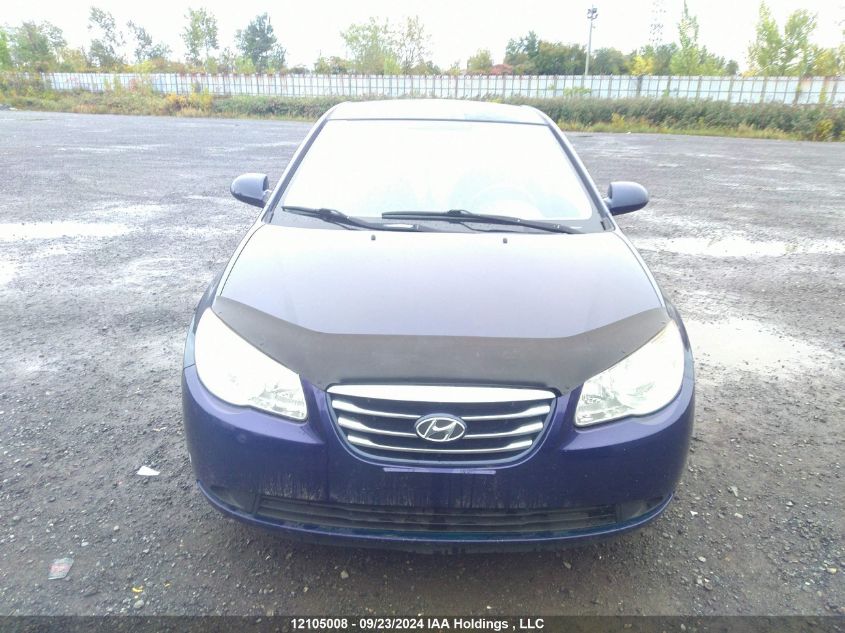 2010 Hyundai Elantra Blue/Gls/Se VIN: KMHDU4BDXAU957254 Lot: 12105008