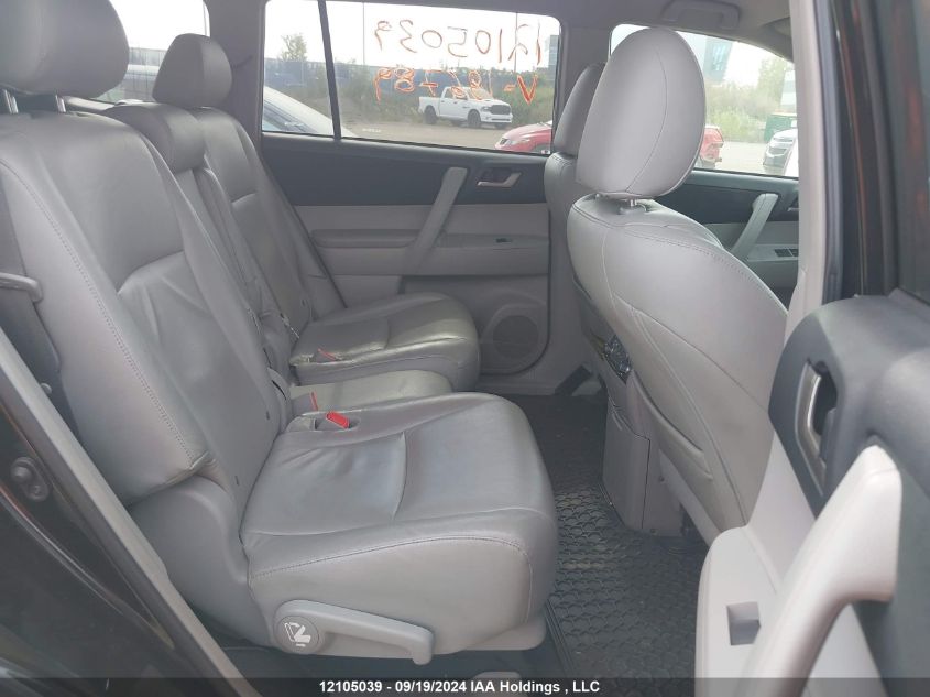 2013 Toyota Highlander Plus/Se VIN: 5TDBK3EH2DS186789 Lot: 12105039