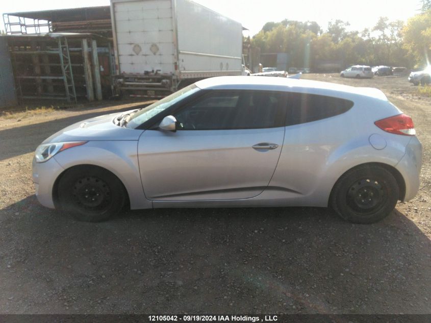 2013 Hyundai Veloster VIN: KMHTC6AD9DU128403 Lot: 12105042