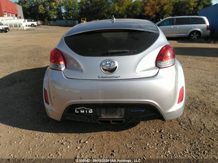 2013 Hyundai Veloster VIN: KMHTC6AD9DU128403 Lot: 12105042