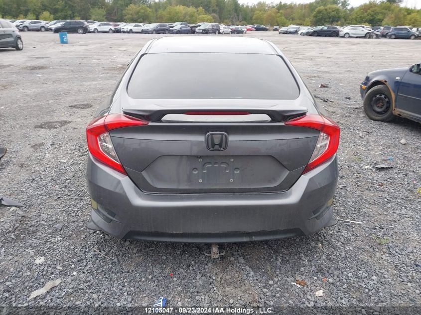 2018 Honda Civic Lx VIN: 2HGFC2E59JH014785 Lot: 12105047