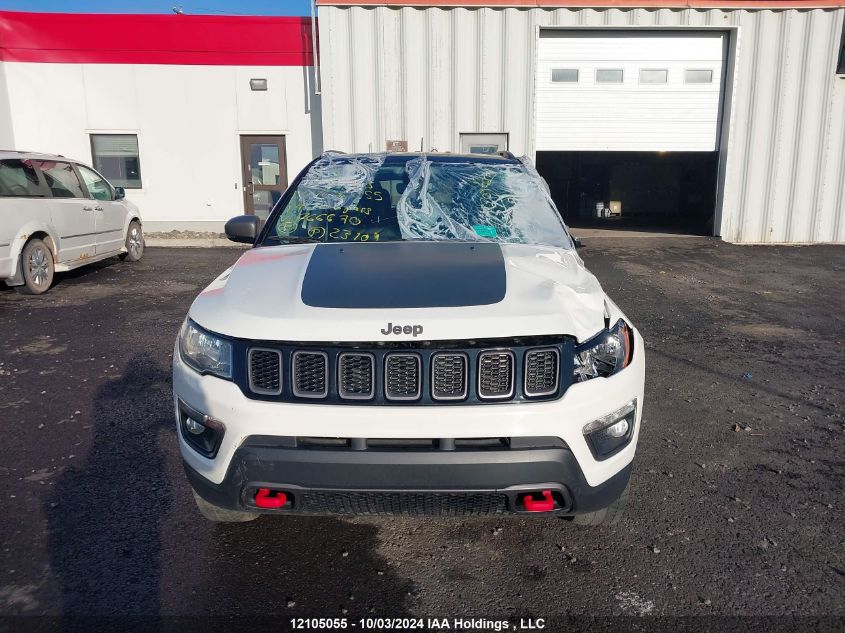 2019 Jeep Compass Trailhawk VIN: 3C4NJDDBXKT766670 Lot: 12105055