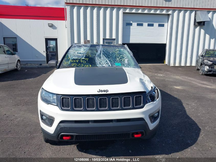 2019 Jeep Compass Trailhawk VIN: 3C4NJDDBXKT766670 Lot: 12105055