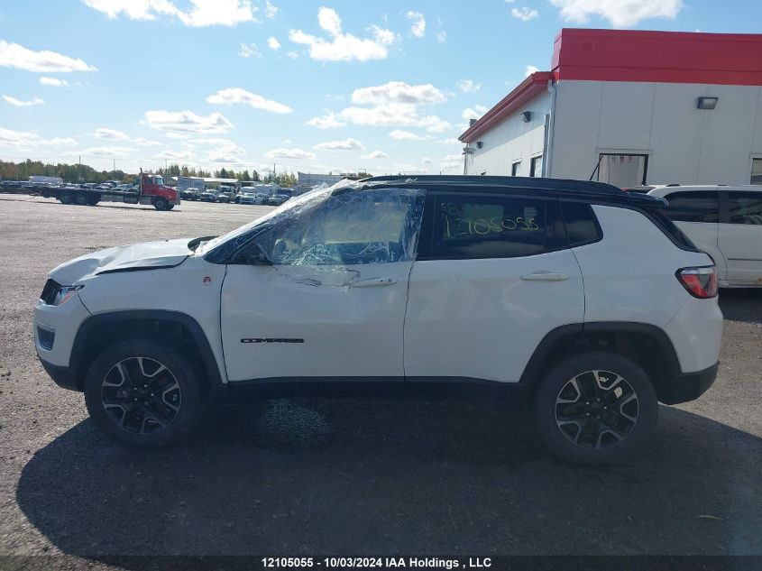 2019 Jeep Compass Trailhawk VIN: 3C4NJDDBXKT766670 Lot: 12105055