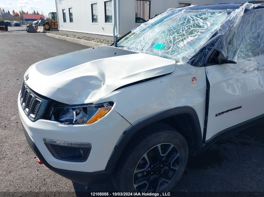 2019 Jeep Compass Trailhawk VIN: 3C4NJDDBXKT766670 Lot: 12105055