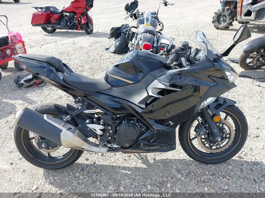 2020 Kawasaki Ex400 VIN: JKAEXKG10LDA77814 Lot: 12105067
