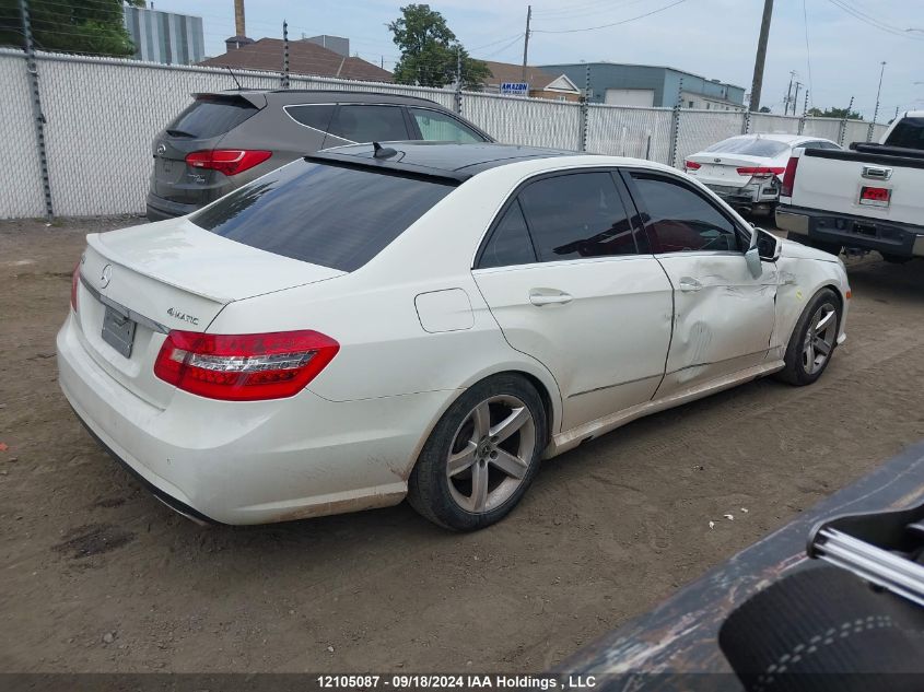 2010 Mercedes-Benz E-Class VIN: WDDHF8HB4AA087327 Lot: 12105087