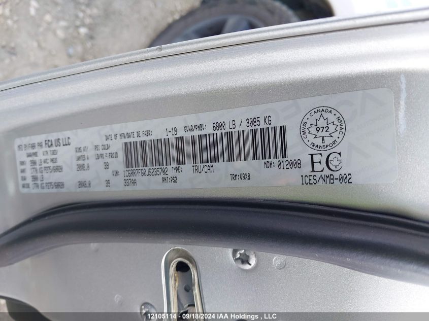 RAM 1500 2018 1C6RR7FG0JS235702 Photo 18