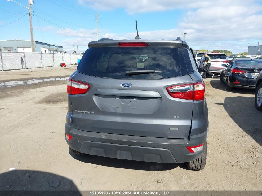 2020 Ford Ecosport Se VIN: MAJ3S2GE5LC357770 Lot: 12105120