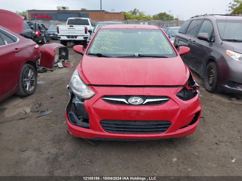 2014 Hyundai Accent Gl VIN: KMHCT5AE5EU149995 Lot: 12105158