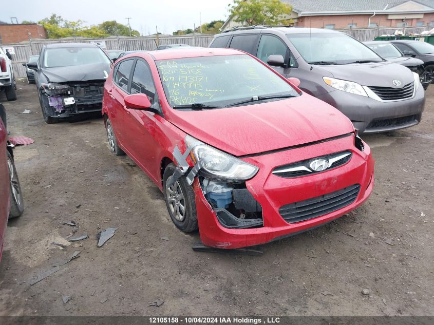 2014 Hyundai Accent Gl VIN: KMHCT5AE5EU149995 Lot: 12105158