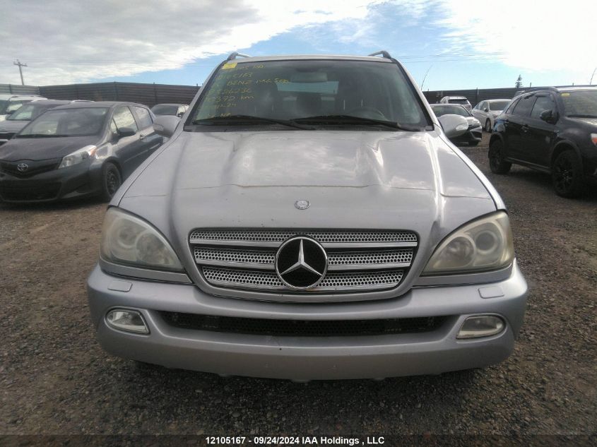 2005 Mercedes-Benz Ml 500 VIN: 4JGAB75E45A526236 Lot: 12105167