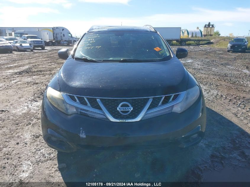 2011 Nissan Murano Sl VIN: JN8AZ1MW2BW153191 Lot: 12105178