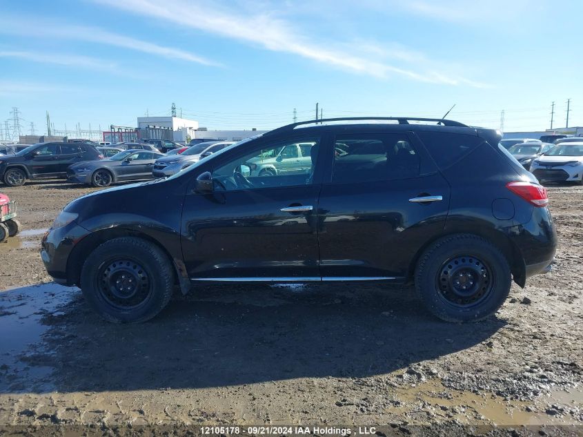 2011 Nissan Murano Sl VIN: JN8AZ1MW2BW153191 Lot: 12105178