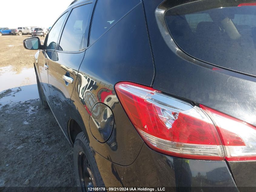 2011 Nissan Murano Sl VIN: JN8AZ1MW2BW153191 Lot: 12105178