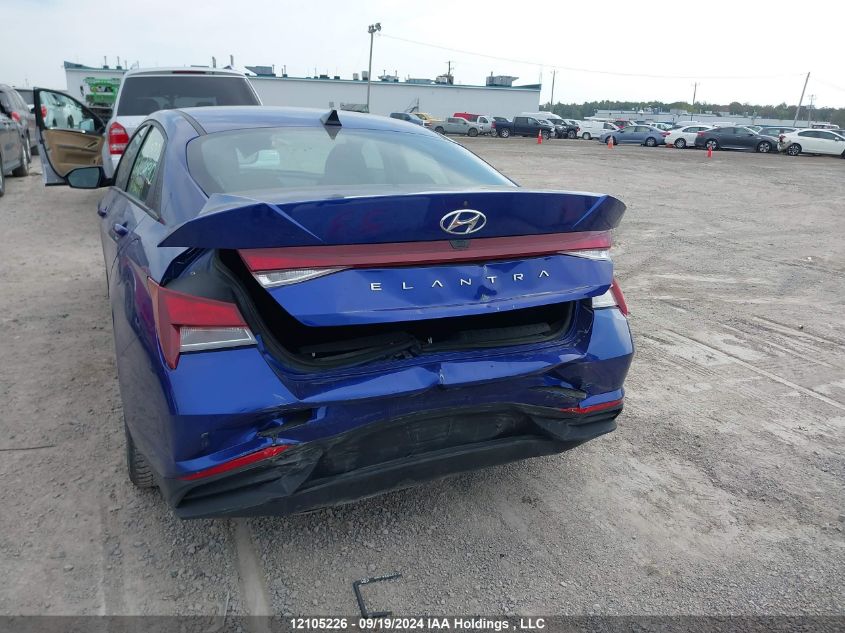 2021 Hyundai Elantra Sel VIN: KMHLM4AG6MU136079 Lot: 12105226