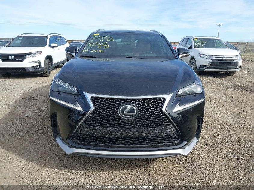 JTJBARBZ3F2017004 2015 Lexus Nx 200T 200T