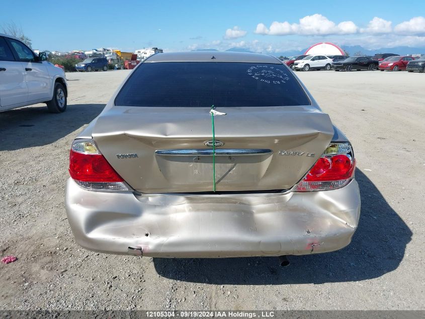 2005 Toyota Camry VIN: 4T1BE32K65U572826 Lot: 12105304