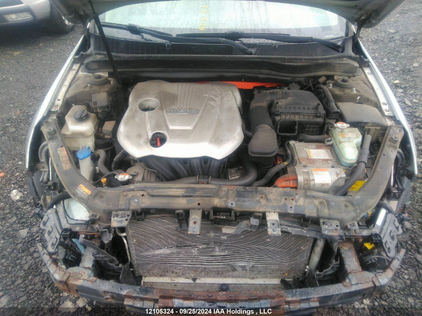 2014 Kia Optima Hybrid VIN: KNAGM4AD6E5070895 Lot: 12105324