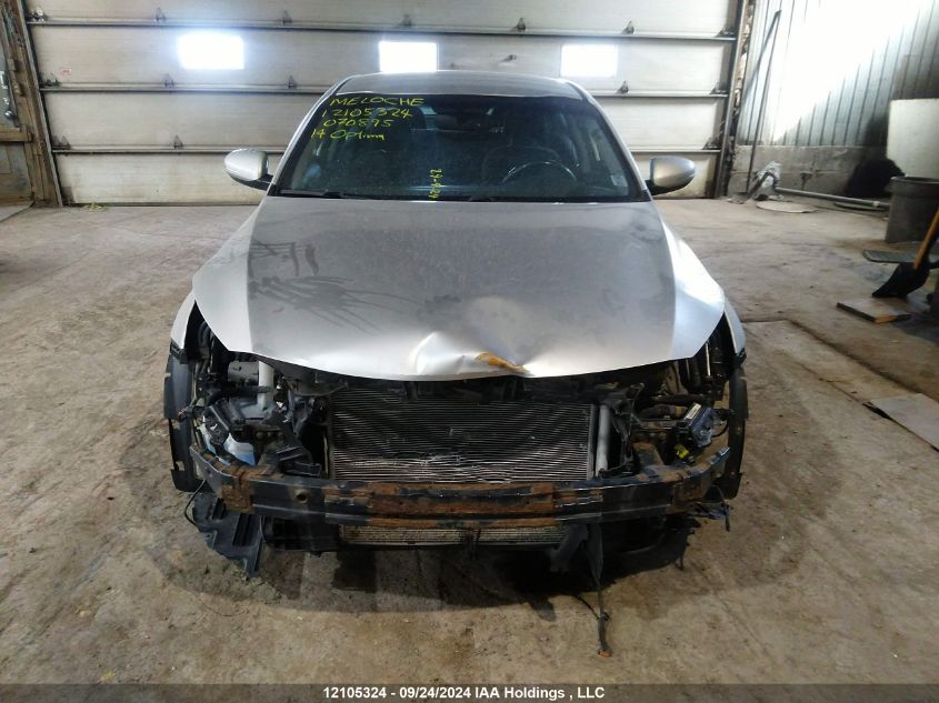 2014 Kia Optima Hybrid VIN: KNAGM4AD6E5070895 Lot: 12105324