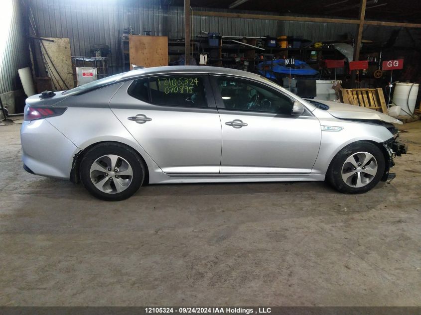 2014 Kia Optima Hybrid VIN: KNAGM4AD6E5070895 Lot: 12105324